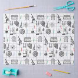Science Chemistry Scientist Pattern Tissuepapier