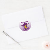 Science Chick #9 Ronde Sticker (Envelop)