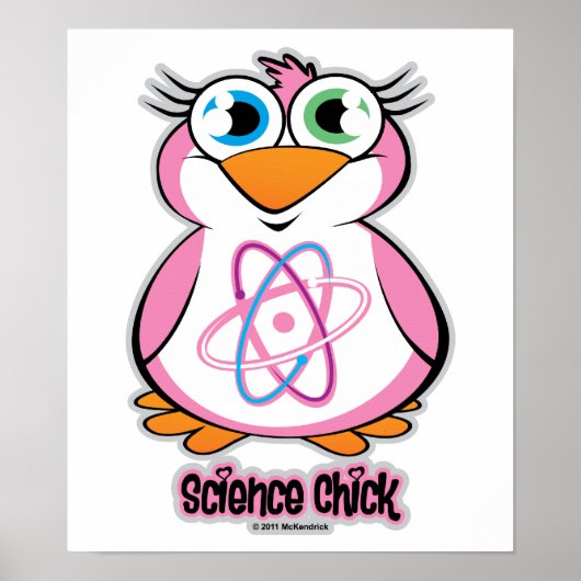 Science Chick Poster (Voorkant)