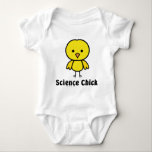 Science Chick Romper<br><div class="desc">Als je van wetenschap houdt,  geef dat je breekt met dit Science Chick t-shirt. Je weet gewoon nooit wie je volgende wetenschappelijke experiment met je wil doen!</div>