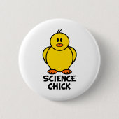 Science Chick Ronde Button 5,7 Cm (Voorkant)