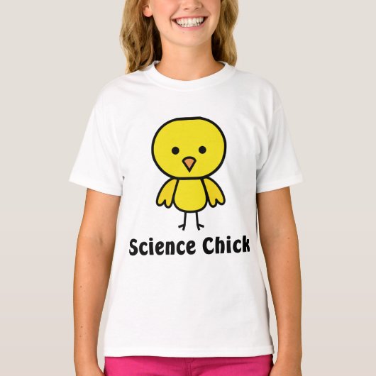 Science Chick T-shirt (Voorkant)