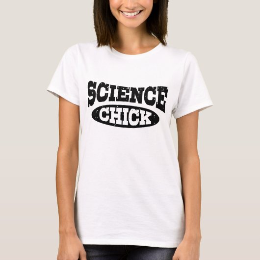 Science Chick T-shirt (Voorkant)