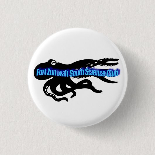 Science Club. Ronde Button 3,2 Cm (Voorkant)