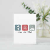 Science Club (Squares) Briefkaart (Staand voorkant)