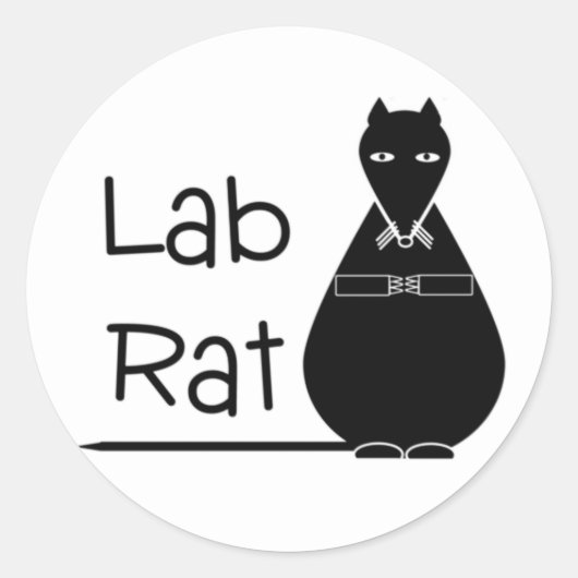 Science Club-stickers Ronde Sticker (Voorkant)
