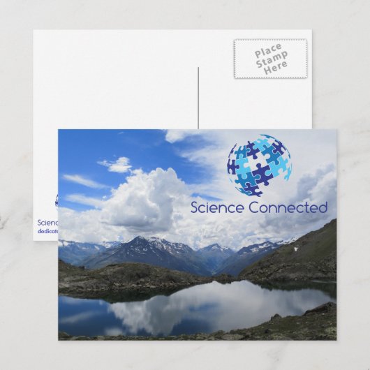 Science Connected Briefkaart #1 (Voorkant / Achterkant)