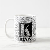 Science Custom Monogram - Letter K Coffee Mok (Links)