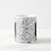 Science Custom Monogram - Letter L Coffee Mok (Center)