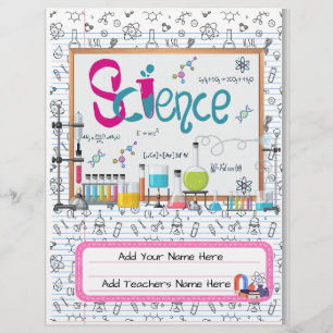 Science Custom Multomap Hoesje Bewerkbaar ontwer Flyer