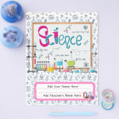 Science Custom Multomap Hoesje | Bewerkbaar ontwer Flyer (Enkel)