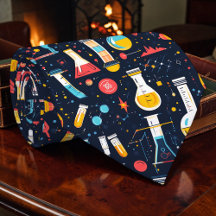 Science Custom Necktie