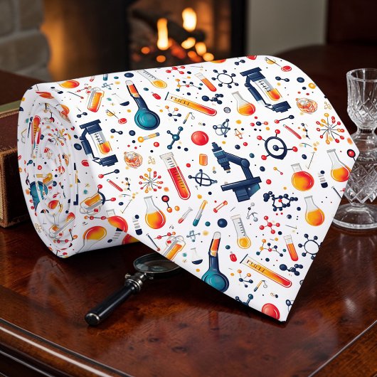Science Custom Necktie Stropdas