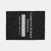 Science Degree Afstuderen Fleece Deken (Voorkant (Horizontaal))