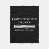 Science Degree Afstuderen Fleece Deken (Voorkant)
