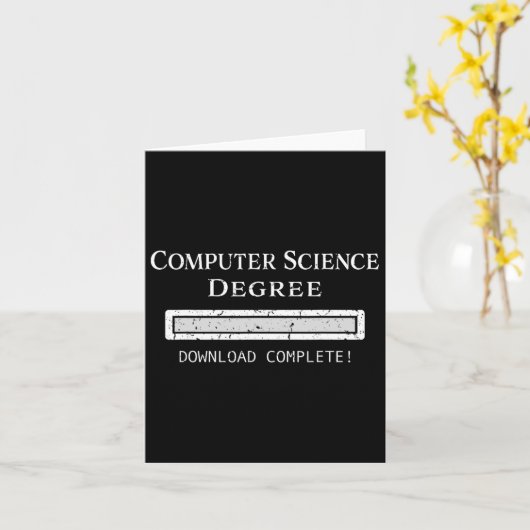 Science Degree Afstuderen Kaart (Gele Bloem)