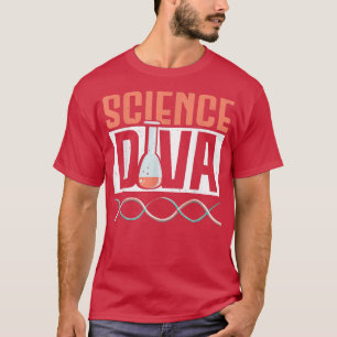 Science Diva STEM Squad Biology Major Steminist T-shirt