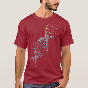 Science DNA Double Helix Women Mannen Professor T-shirt