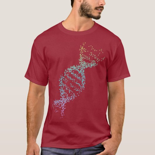 Science DNA Double Helix Women Mannen Professor T-shirt (Voorkant)