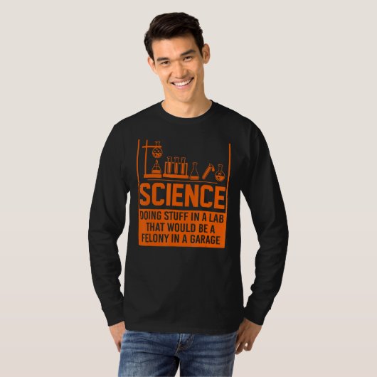 Science Doing Stuff T-shirt (Voorkant volledig)