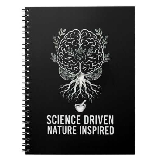 Science Driven Nature Inspired Botanical  Notitieboek (Voorkant)
