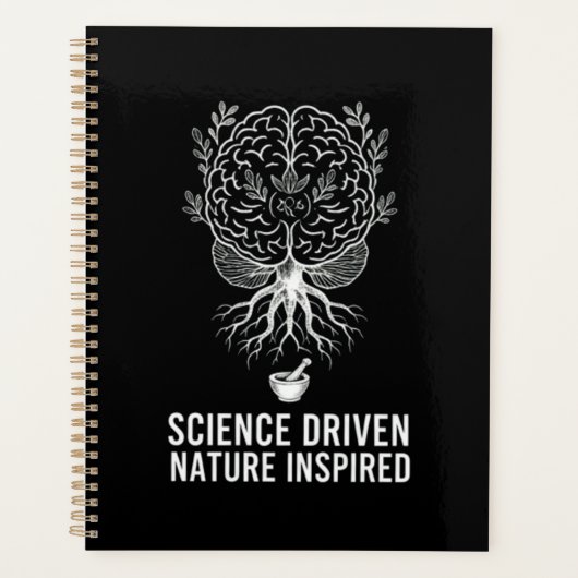 Science Driven Nature Inspired Botanical  Planner (Voorkant)