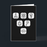 Science Elements Items Kaart<br><div class="desc">Cool Science Design featuring several science related elements. A perfect match for every scientist, science student, science teacher and science lover.</div>