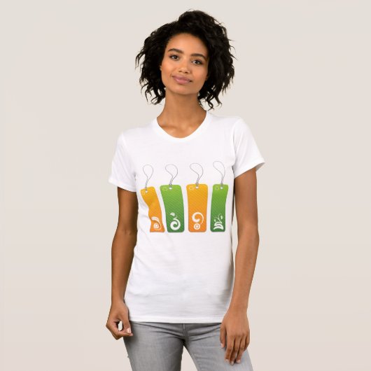 Science Elements Womens T-Shirt (Voorkant volledig)