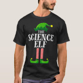 Science Elf Matching Family Kerstmis T-shirt (Voorkant)