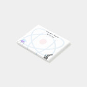 Science Emojis | Aangepaste tekst Post-it® Notes (Schuin)