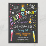 Science Experiment Birthday Invitation Boy Kaart<br><div class="desc">Een perfecte manier om je gasten uit te nodigen voor je verjaardagsfeestje!</div>