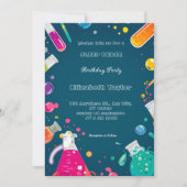 Science Experiment Party Invitation – Fun Lab Kaart (Voorkant)