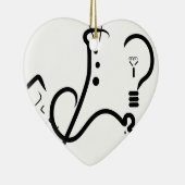 Science Fair Logo Keramisch Ornament (Rechts)