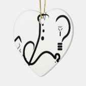 Science Fair Logo Keramisch Ornament (Links)