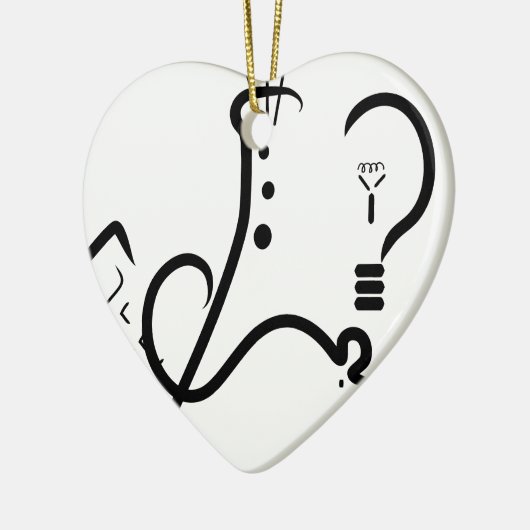 Science Fair Logo Keramisch Ornament (Links)