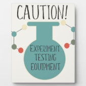 Science Feest Laboratorium Scheikunde Verjaardag Fotoplaat (Voorkant)