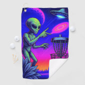 Science Fiction Alien Disc Golf Handdoek (Insitu)