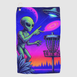 Science Fiction Alien Disc Golf Handdoek
