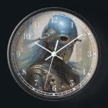 Science Fiction Alien Wearing Helmet Mask<br><div class="desc">Fantasy art producten van The Lunarium.</div>