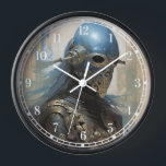 Science Fiction Alien Wearing Helmet Mask<br><div class="desc">Fantasy art producten van The Lunarium.</div>