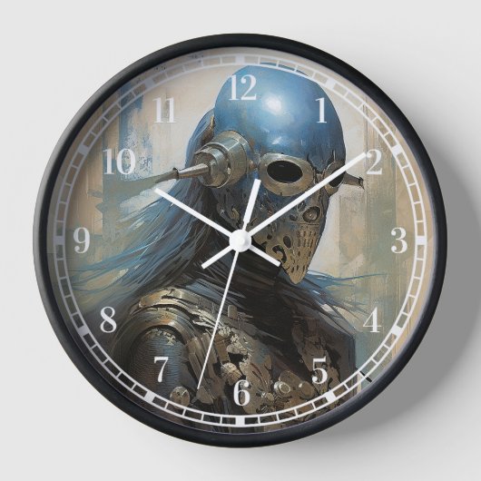 Science Fiction Alien Wearing Helmet Mask (Voorkant)