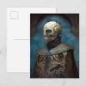 Science Fiction Alien Wearing Helmet Mask Briefkaart (Voorkant / Achterkant)