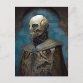 Science Fiction Alien Wearing Helmet Mask Briefkaart (Voorkant)