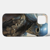 Science Fiction Alien Wearing Helmet Mask Case-Mate iPhone Case (Achterkant (horizontaal))