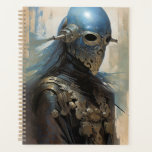 Science Fiction Alien Wearing Helmet Mask Planner<br><div class="desc">Fantasy art producten van The Lunarium.</div>