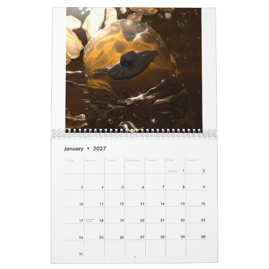 Science Fiction Art Calendar Kalender (Jan 2027)