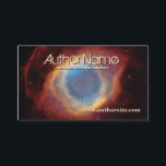 Science Fiction Auteur Helix Nebula Visitekaartje<br><div class="desc">Foto van Helix Nebula door NASA en ESA. Het ontwerp is perfect voor de sciencefictionschrijver.</div>