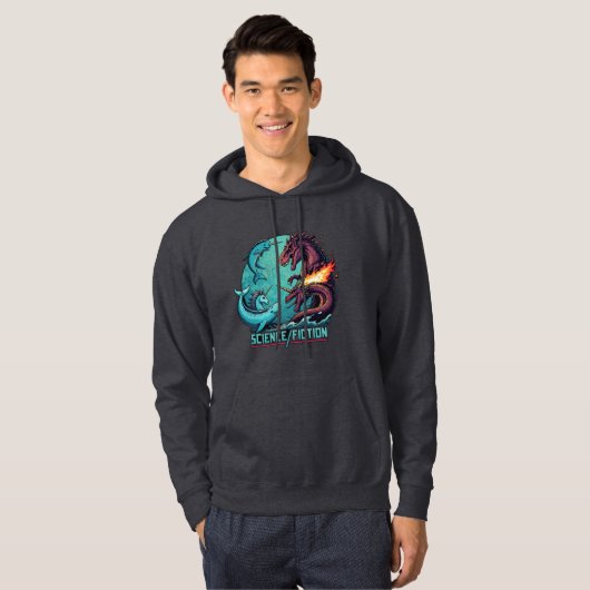 Science / Fiction Battle bij het Zee Hoodie (Voorkant volledig)
