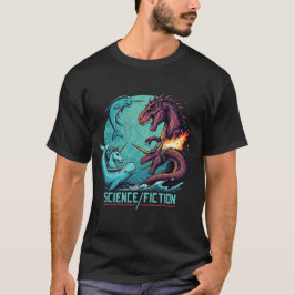 Science / Fiction Battle bij het Zee T-shirt