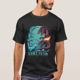 Science / Fiction Battle bij het Zee T-shirt